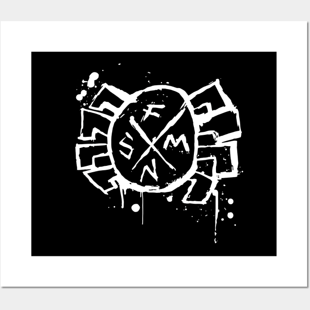 Hobie Brown punk logo Wall Art by kaizokuGhost